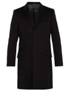 Matchesfashion.com Dolce & Gabbana - Tailored Virgin Wool And Cashmere Blend Coat - Mens - Black