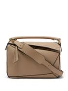 Loewe - Puzzle Medium Leather Bag - Womens - Beige