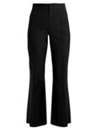 Matchesfashion.com Isabel Marant - Reeves Cropped Flared Leg Trousers - Womens - Black