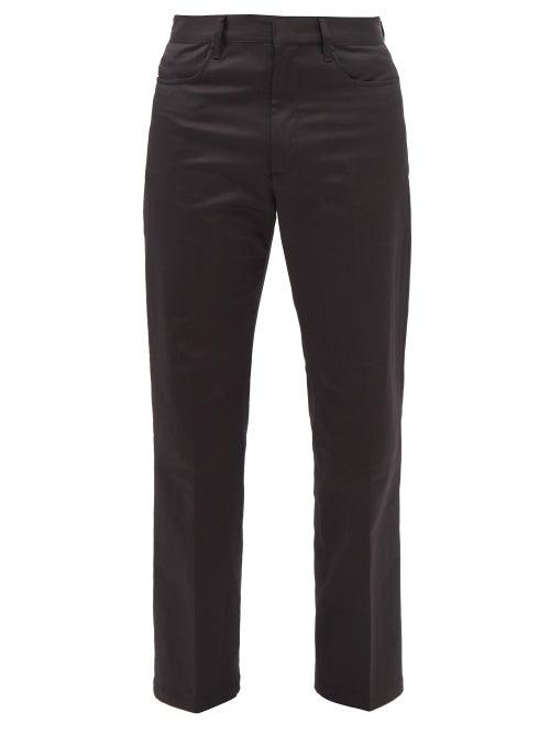 Sunflower - French Cotton-blend Gabardine Trousers - Mens - Black