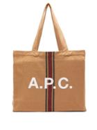 A.p.c. - Diane Striped Wool-blend Tote Bag - Womens - Beige Multi