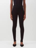 Toteme - Compact Knit Leggings - Womens - Black