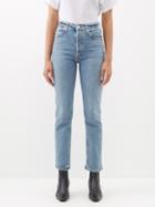 Citizens Of Humanity - Sabine High-rise Straight-leg Jeans - Womens - Light Indigo