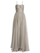 Maria Lucia Hohan Marianne Laced-back Silk Gown