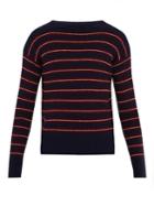 Prada Crew-neck Striped Sweater