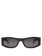 Matchesfashion.com Celine Eyewear - Show Rectangular Frame Acetate Sunglasses - Womens - Black