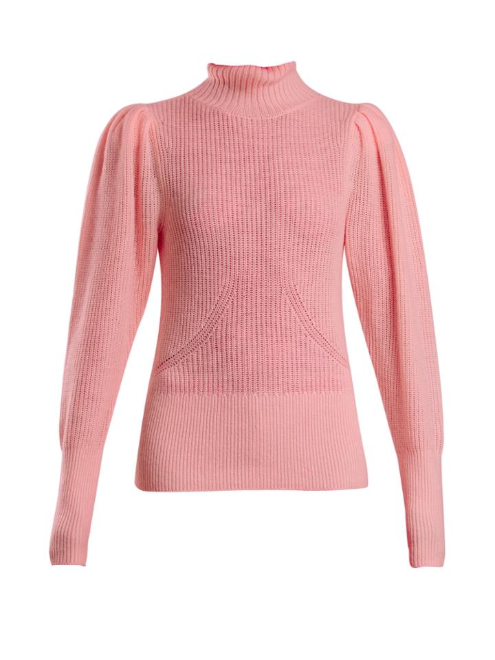 Frame Roll-neck Wool And Cashmere Knitted Sweater