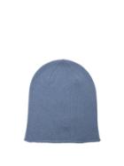 Ladies Accessories Johnstons Of Elgin - Rolled-brim Cashmere Beanie Hat - Womens - Blue