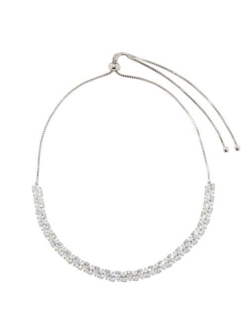 Ladies Jewellery Fallon - Crystal-embellished Choker - Womens - Silver
