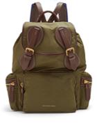 Burberry Leather-trimmed Backpack