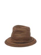 Matchesfashion.com Albertus Swanepoel - Bailey Straw Striped Panama Hat - Mens - Brown