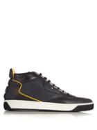 Fendi Bag Bugs Leather High-top Trainers