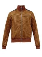 Marni - Logo-embroidered Checkerboard Track Jacket - Mens - Black Brown