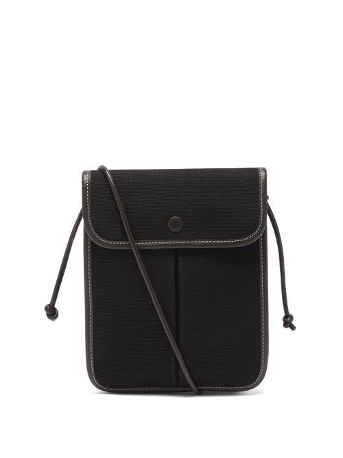 Ladies Bags Hereu - Terra Organic-cotton Canvas Cross-body Bag - Womens - Black Multi