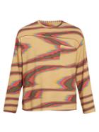 Missoni Aztec-print Long-sleeved Cotton T-shirt