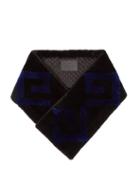 Matchesfashion.com Givenchy - Logo Shearling Scarf - Womens - Blue