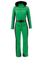 Goldbergh - Parry Faux Fur-trim Down Ski Suit - Womens - Green