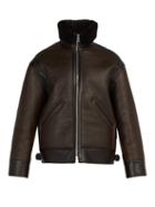 Matchesfashion.com Lemaire - Shearling Jacket - Mens - Brown