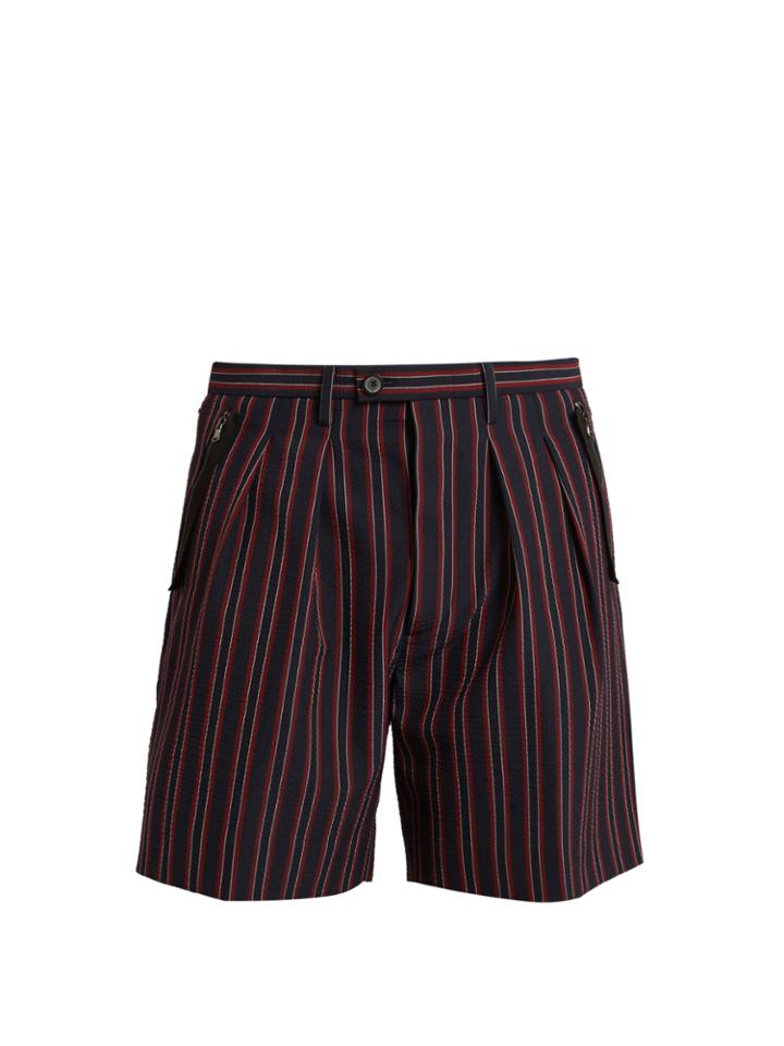 Wooyoungmi Striped Tailored Shorts