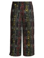 Marco De Vincenzo Floral-print Wide-leg Trousers