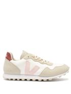 Matchesfashion.com Veja - B Mesh Runner Low Top Suede Trainers - Womens - Pink White