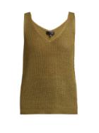 Matchesfashion.com Nili Lotan - Nala Knitted Linen Camisole - Womens - Khaki
