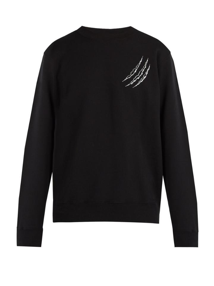 Marcelo Burlon Printed-cotton Sweatshirt