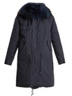 Mr & Mrs Italy Fur-lined Hooded Cotton-canvas Parka