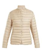 Matchesfashion.com Moncler - Oplae Quilted Down Jacket - Womens - Beige