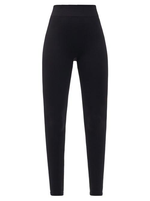Ladies Activewear Vaara - Alexis High-rise Jersey Leggings - Womens - Black