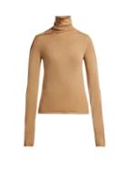 Matchesfashion.com Joseph - Roll Neck Wool Sweater - Womens - Tan Multi