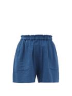 Matchesfashion.com Loup Charmant - Expedition Organic-cotton Shorts - Womens - Navy