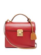 Mark Cross Sara Bi-colour Caviar-leather Bag
