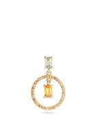 Matchesfashion.com Ileana Makri - Diamond & Yellow Gold Single Earring - Womens - Orange