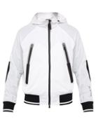 Matchesfashion.com Blackbarrett By Neil Barrett - Hooded Zip Up Track Jacket - Mens - White