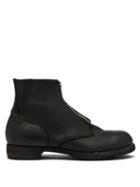 Matchesfashion.com Guidi - Front Zip Leather Ankle Boots - Mens - Black