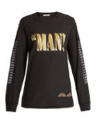 Matchesfashion.com Blouse - Annan Lewin Print Cotton T Shirt - Womens - Black