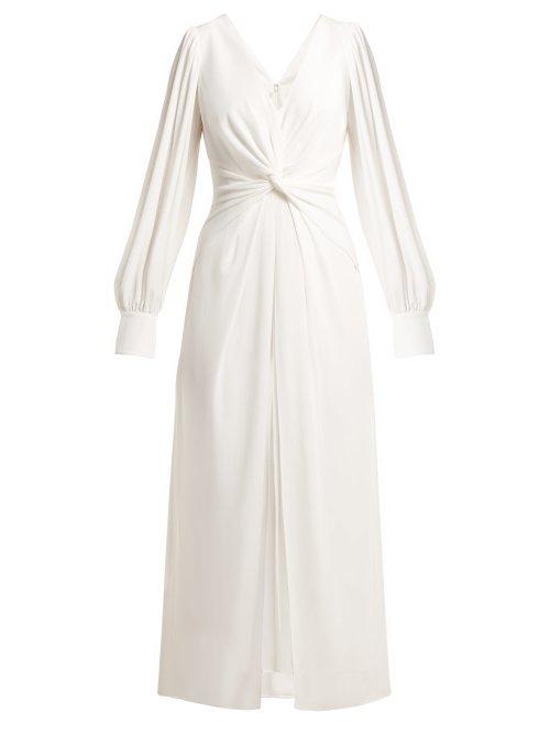 Matchesfashion.com Self-portrait - Twist Front Dress - Womens - Ivory
