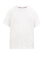 Matchesfashion.com Thom Browne - Tricolour Stripe Cotton T Shirt - Mens - White
