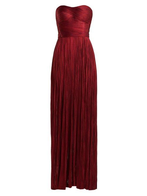 Matchesfashion.com Maria Lucia Hohan - Anjoux Silk Dress - Womens - Red