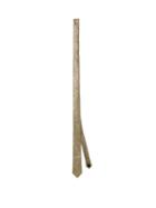 Matchesfashion.com Saint Laurent - Skinny Lam Jacquard Tie - Womens - Gold