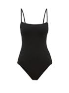Matchesfashion.com Eres - Aquarelle Square Neck Swimsuit - Womens - Black
