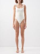 Eres - Asia Scoop-neck Swimsuit - Womens - Cream