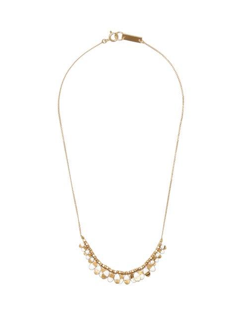 Matchesfashion.com Isabel Marant - Enamel Charm Choker - Womens - White