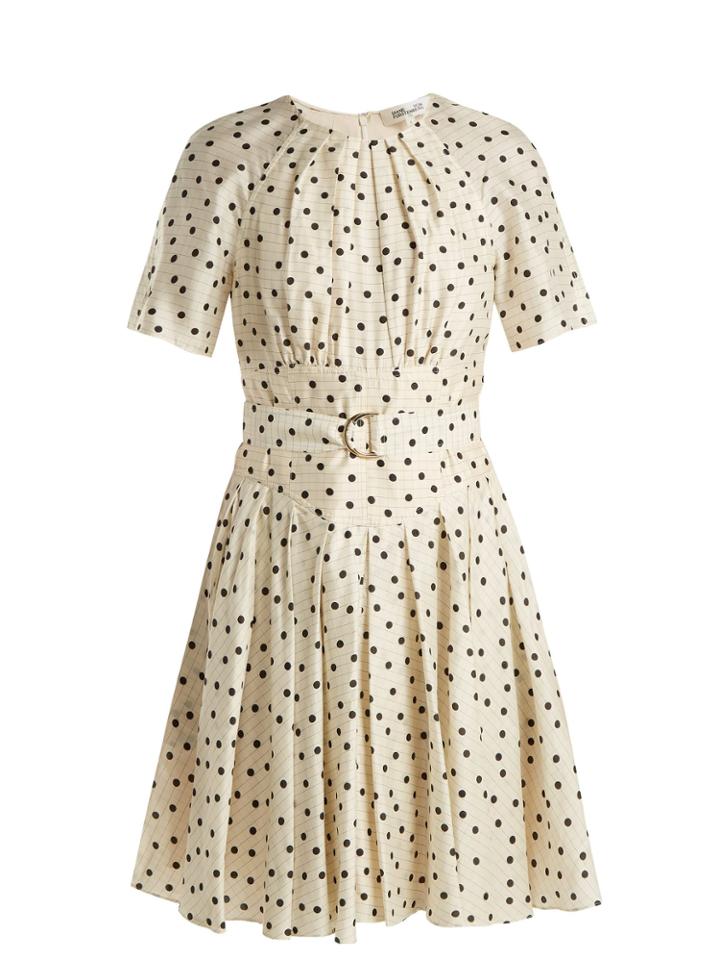 Diane Von Furstenberg Ana Polka Dot-print Silk Dress