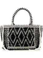 Matchesfashion.com Antonello Tedde - Capriccioli Medium Cotton Tote - Womens - Black Multi