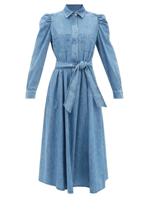 Weekend Max Mara - Luana Shirt Dress - Womens - Navy