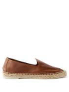 Hereu - Senyor Leather Espadrilles - Mens - Brown