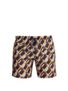 Matchesfashion.com Fendi - Mania Logo Print Swim Shorts - Mens - Multi
