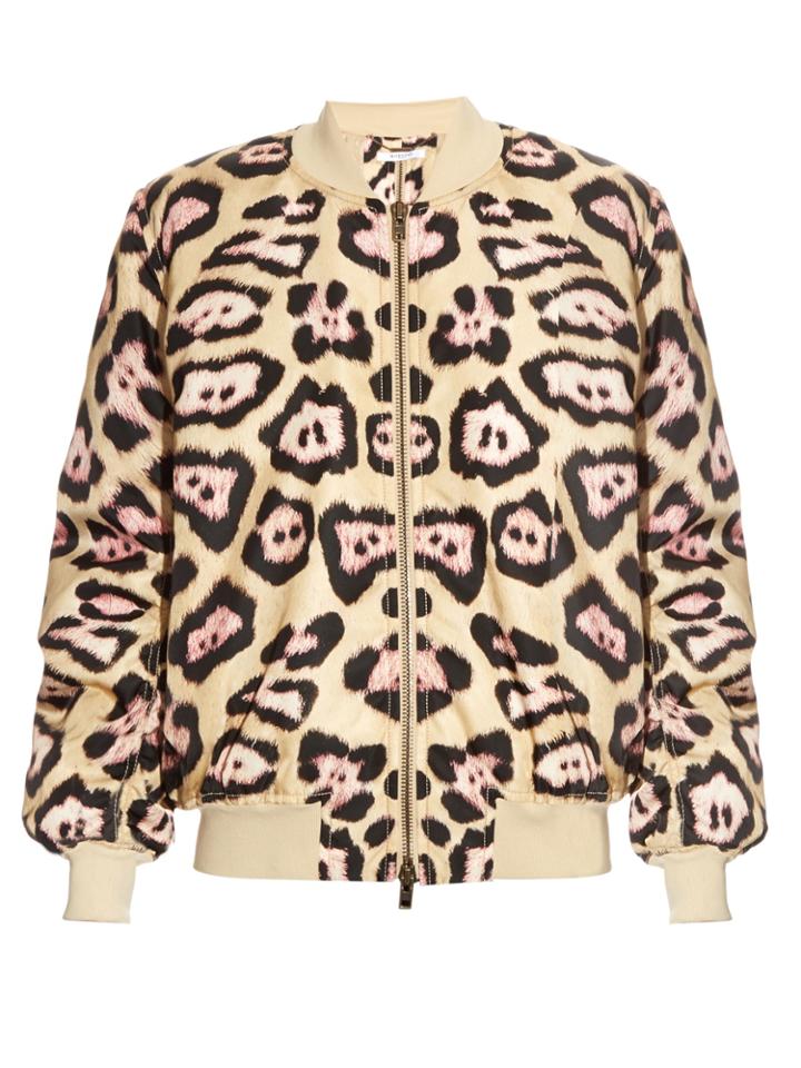 Givenchy Jaguar-print Padded Bomber Jacket